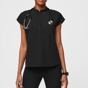 Black Rafaela™ - Oversized Scrub Top